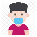 Boy With Mask Kid Young Icon