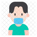 Boy With Mask Kid Young Icon