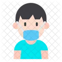 Boy With Mask Kid Young Icon