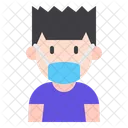 Boy With Mask Kid Young Icon
