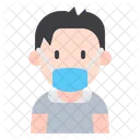Boy With Mask Kid Young Icon