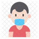 Boy With Mask Kid Young Icon