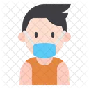 Boy With Mask Kid Young Icon