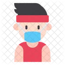 Boy With Mask Kid Young Icon