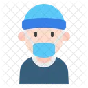 Boy With Mask Kid Young Icon