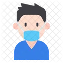 Boy With Mask Kid Young Icon