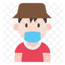 Boy With Mask Kid Young Icon
