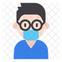 Boy With Mask Kid Young Icon