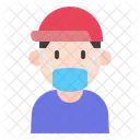 Boy With Mask Kid Young Icon