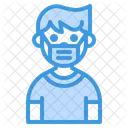Boy With Mask  Icon