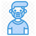 Boy With Mask  Icon