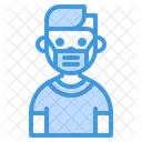 Boy With Mask  Icon