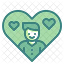 Boyfriend Man Heart Icon