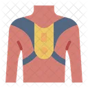 Brace Back Posture Icon