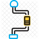 Brace Compress Pucker Icon