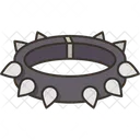 Bracelet Leather Spike Icon