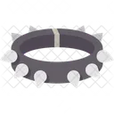 Bracelet Leather Spike Icon