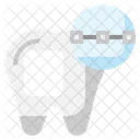 Braces Orthodontic Dental Care Icon