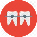 Braces Dental Mouth Icon