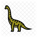 Brachiosaurus Dinosaur Animal Icon