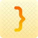Bracket Curly Right Sign Bracket Icon