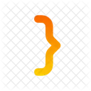 Bracket Curly Right Icon