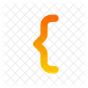 Bracket Curly Icon