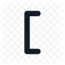 Bracket Square 아이콘