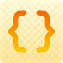 Brackets Curly Icon