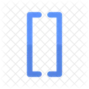 Brackets curly  Icon