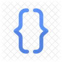 Brackets curly  Icon