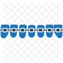 Brackets dentales  Icono