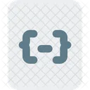 Brackets File  Icon