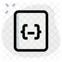 Brackets File  Icon