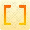 Brackets Square  Icon