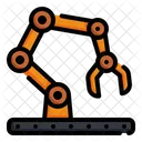 Braco Robotico Mecanico Fabrica Icon