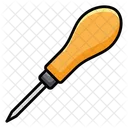 Sharpened Screwdriver Woodworking Awl Icon