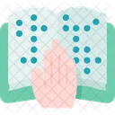 Braille Book Education Icon