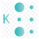 Braille K  Icon