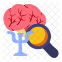 Brain Search Psychology Icon