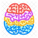 Brain Mapping Neuroscience Icon