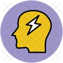 Brain Flash Sign Icon