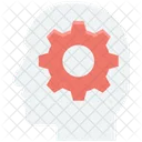 Brain Cog Gear Icon