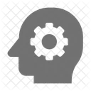Brain Cog Brainstorm Icon