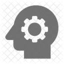 Brain Cog Gear Icon