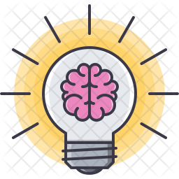 Brain Icon Of Colored Outline Style Available In Svg Png Eps Ai Icon Fonts