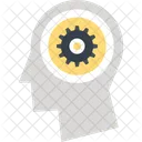 Brain Brainstorming Cogwheel Icon