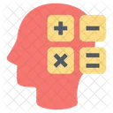 Brain Calculation Education Icon