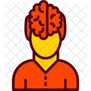 Brain Genius Head Icon