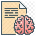 Brain Mind Document Icon